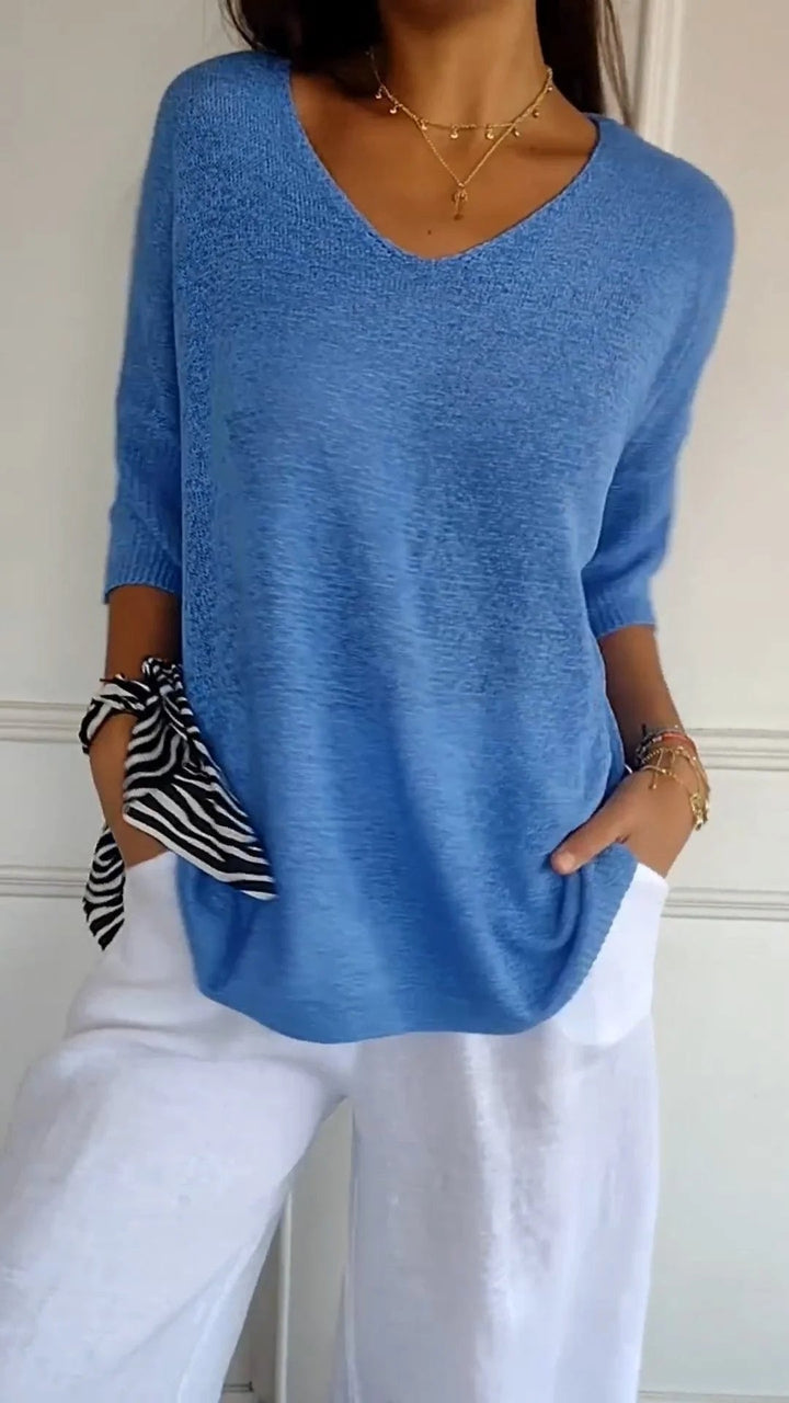 Harper™ – Easy Wear V-Neck Top