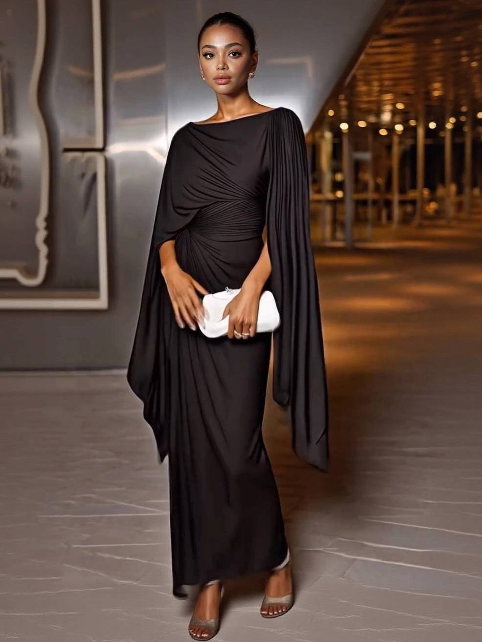 Harbour Lane | Draped Maxi Dress