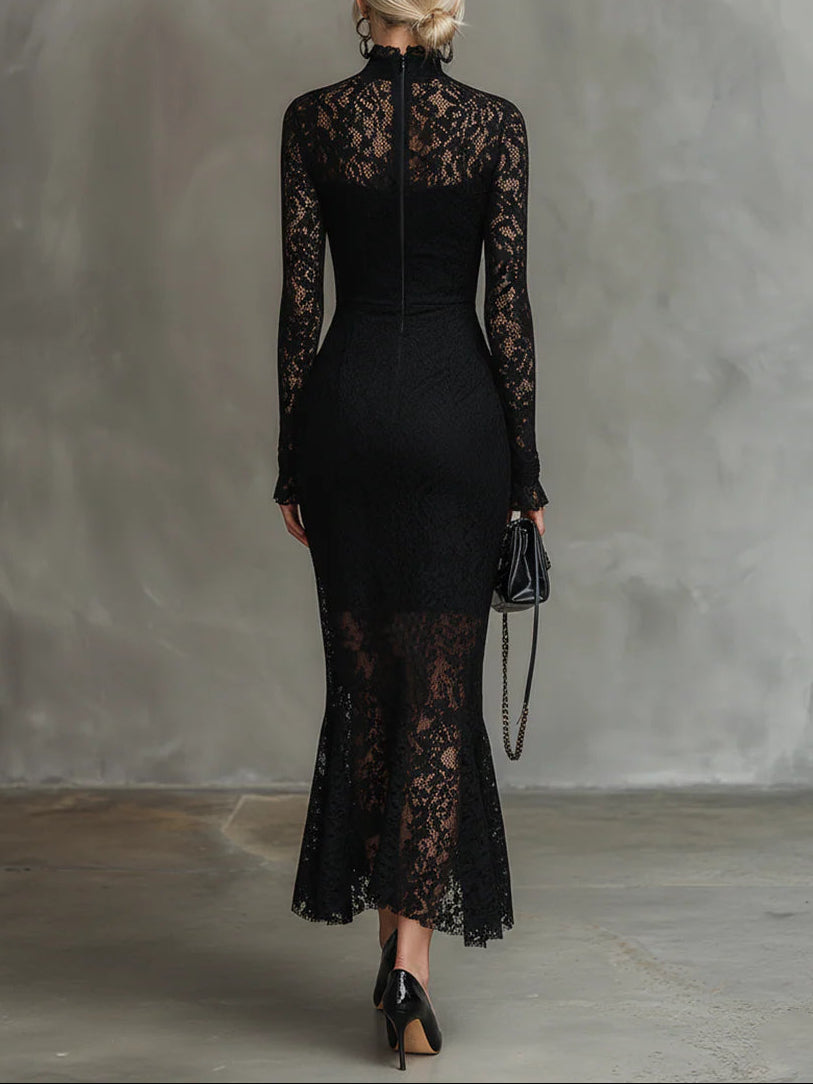 Bellissima Lace Fishtail Maxi