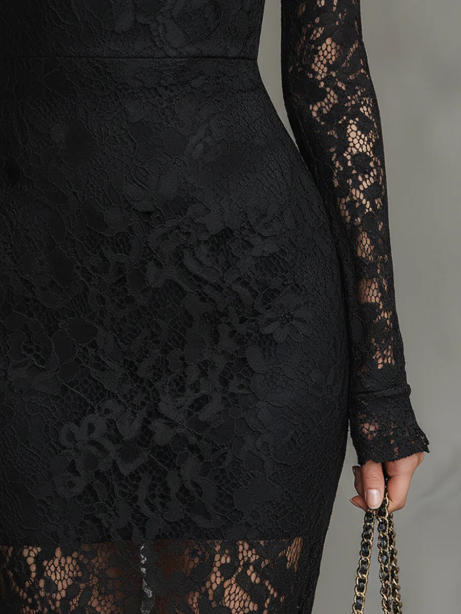 Bellissima Lace Fishtail Maxi
