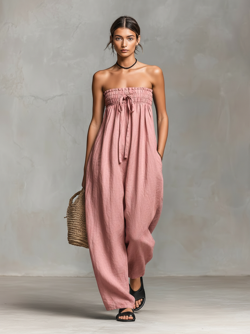 Monaco Strapless Jumpsuit