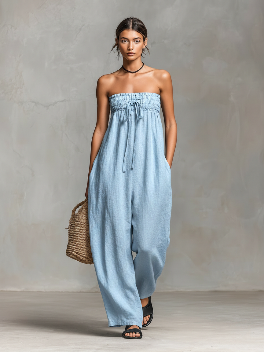 Monaco Strapless Jumpsuit