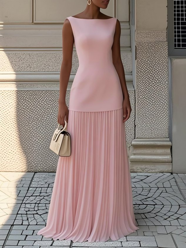 Soléna Elegant Maxi Dress