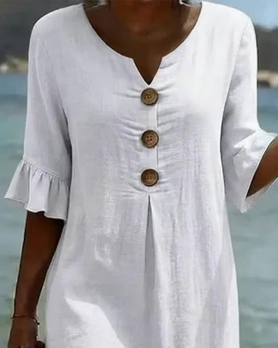 Maya™ | Casual Button Front Dress