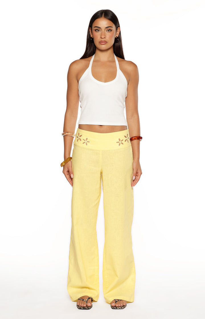 Sunflower Breeze Wide Leg Pants