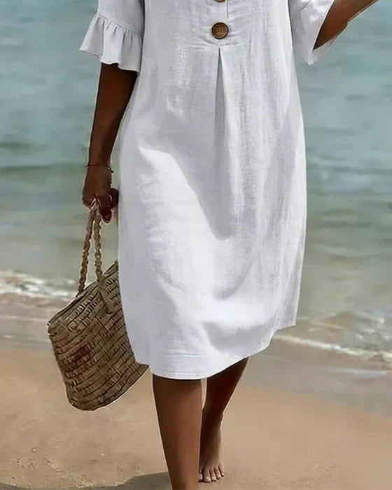Maya™ | Casual Button Front Dress