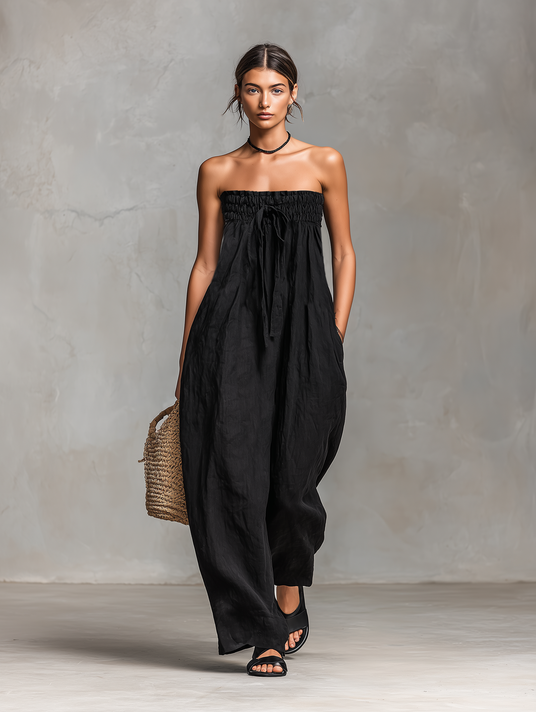 Monaco Strapless Jumpsuit