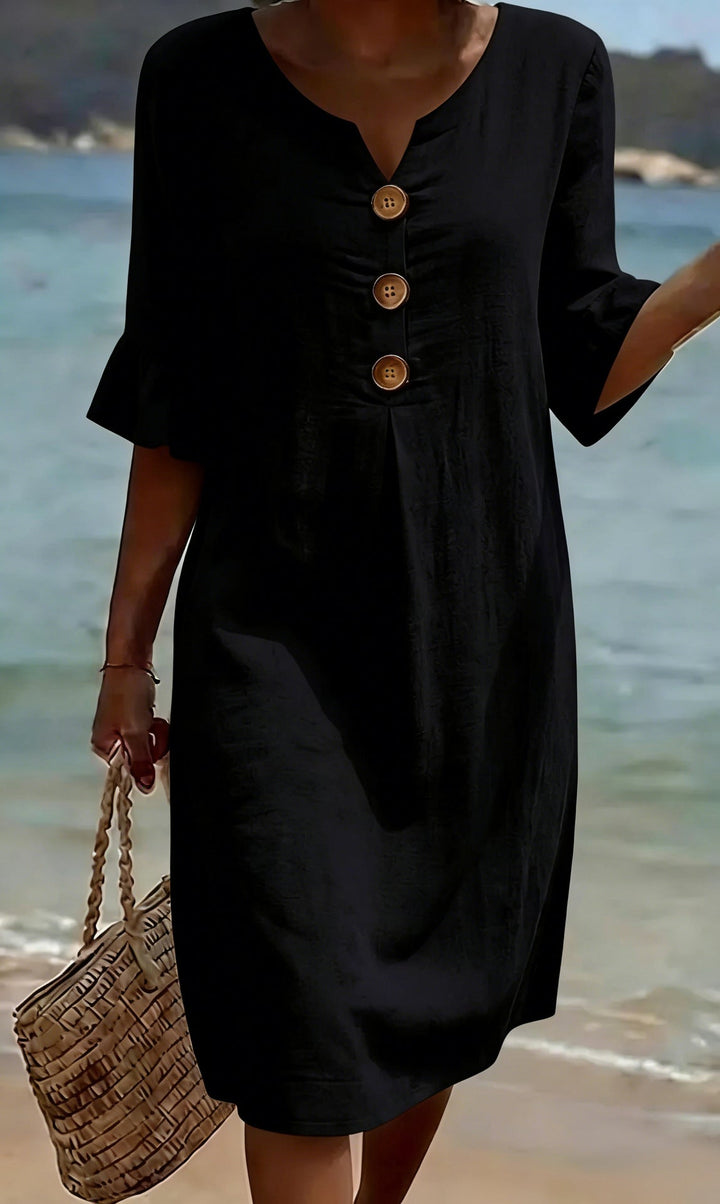 Maya™ | Casual Button Front Dress