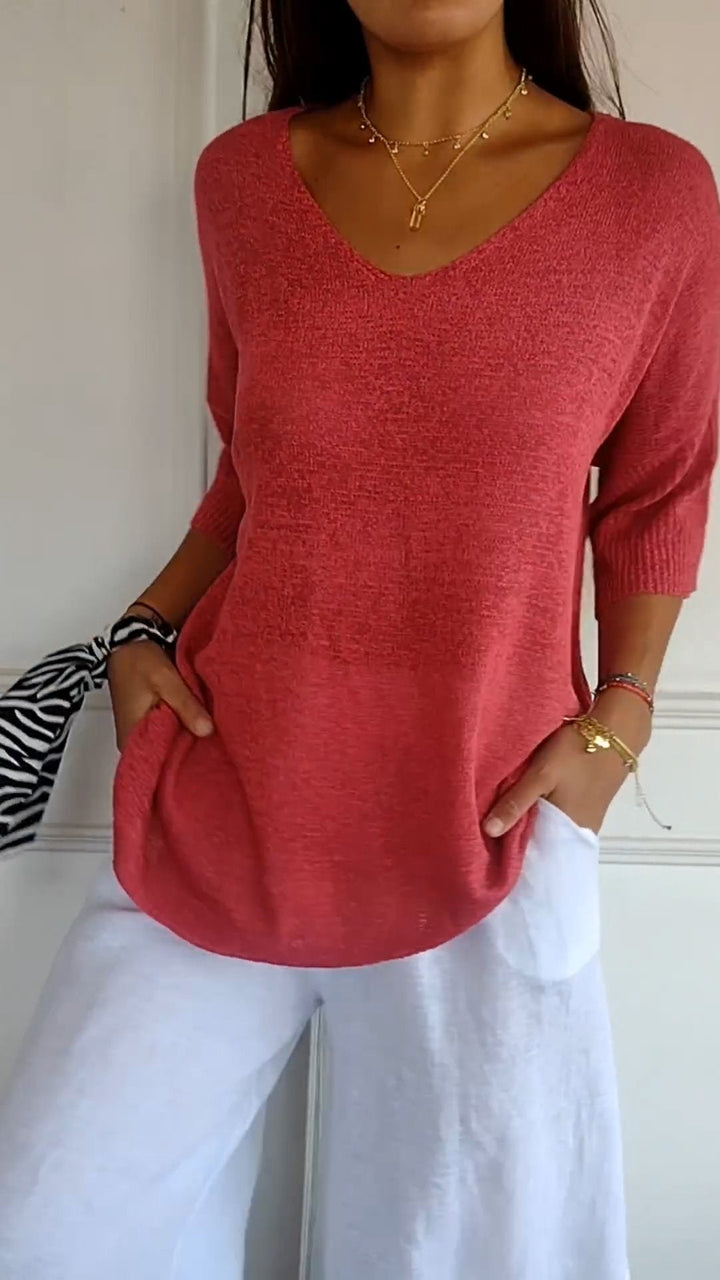Harper™ – Easy Wear V-Neck Top