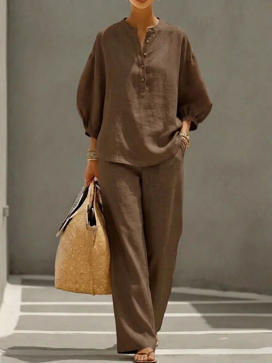 Grace | Linen Two-Piece Set