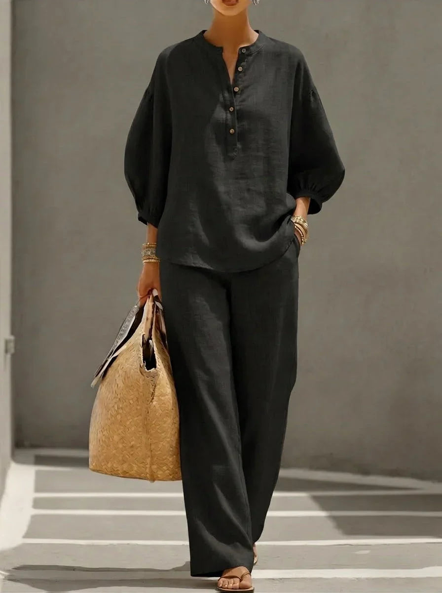 Grace | Linen Two-Piece Set