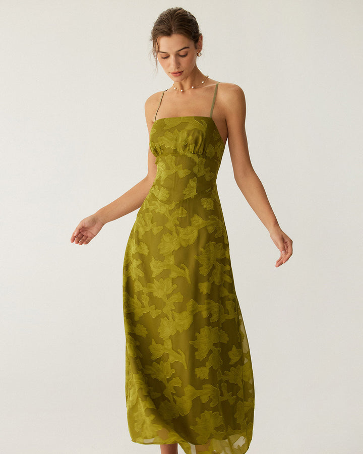 Secret Garden Backless Maxi Dress — Effortless Elegance